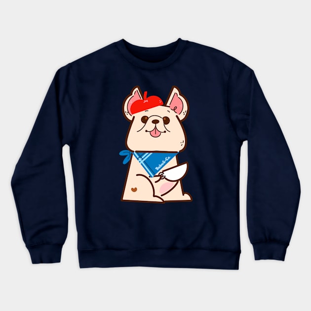 French Vanilla Pup Crewneck Sweatshirt by Fluffymafi